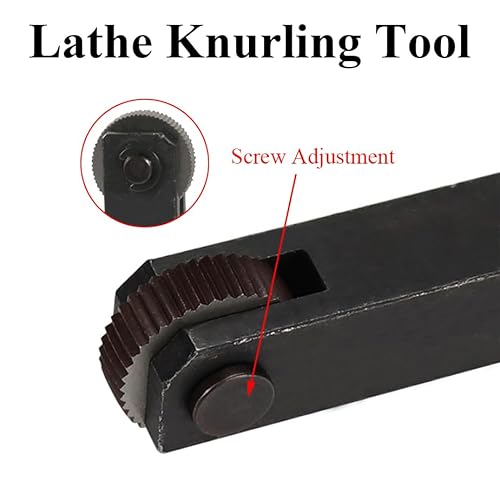 7 Stück Drehbank Rändelwerkzeuge Set, Hochgeschwindigkeitsstahl Teilung Diagonale Grobe Lineare Einzelräder 0,5 mm 1,5 mm 2 mm