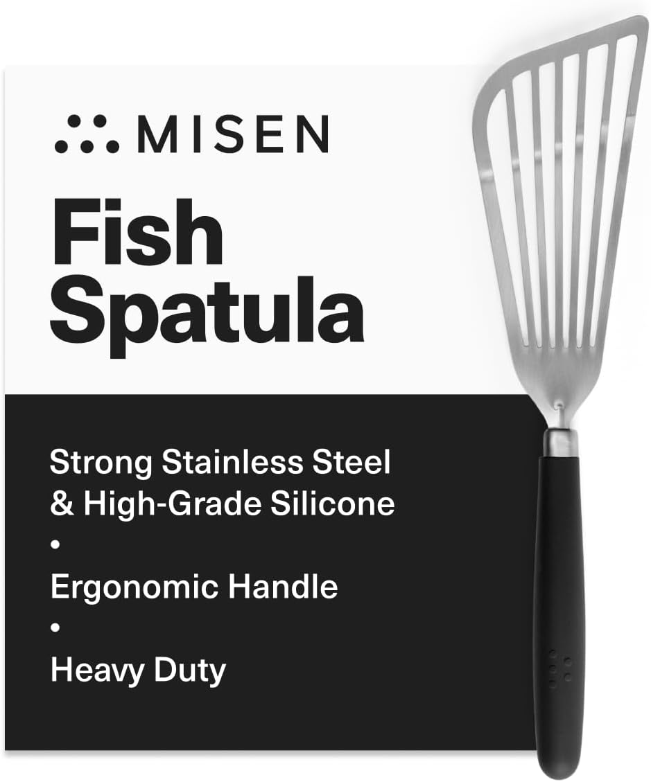 Fish Spatula - Large - Metal - Black