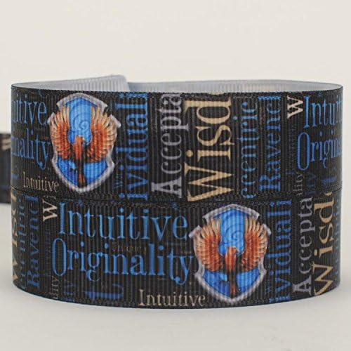 10yards 7/8 22mm eagle Harry potter ribbon printed Grosgrain Ribbon
