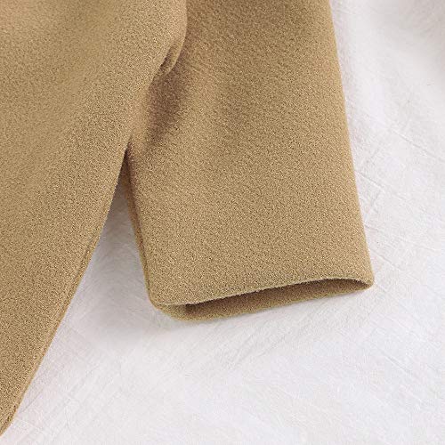 Swnone Baby Coats 2018 Fall Winter Kid Baby Girl Cloak Button Jacket Clothes Baby Outwear Clothes (Khaki Coat, 0-6 M) #TOP4