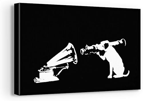 Miniatura 58 de Banksy Graffiti Street Art Colecciones de lienzos de arte callejero. Listo para colgar. Fabricado en Estados Unidos #4#5