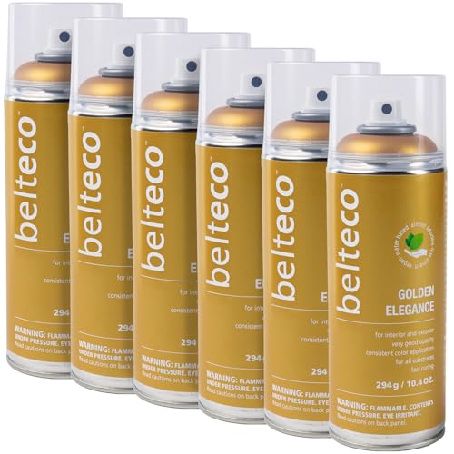 Image of Gold Spray Paint 6 Pack | Water-based Antique Gold Spray Paint