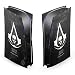 Head Case Designs Licenza Ufficiale Assassin's Creed Grunge Bandiera Nera Logo Vinile Frontalino Sticker Gaming Pelle Adesivo Compatibile con Sony Playstation 5 PS5 Disc Edition Console