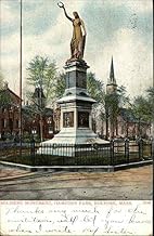 Soldiers Monument, Hampden Park Holyoke, Massachusetts MA Original Antique Postcard