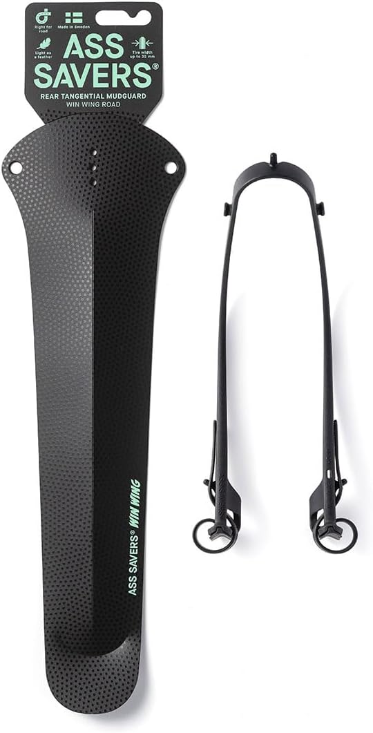 Ass Savers - Win Wing/Win Wing 2 - Rear Mudguards for Gravel/Road/MTB Bikes - Road for up to 35mm Wide Tires, Gravel for up to 60mm Wide Tires, MTB for up to 76 mm Wide Tires, Ultralight, Durable