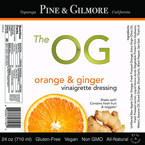 The Og 24Oz - A Savory Vegan Orange Ginger Sesame Vinaigrette & Marinade #TOP4