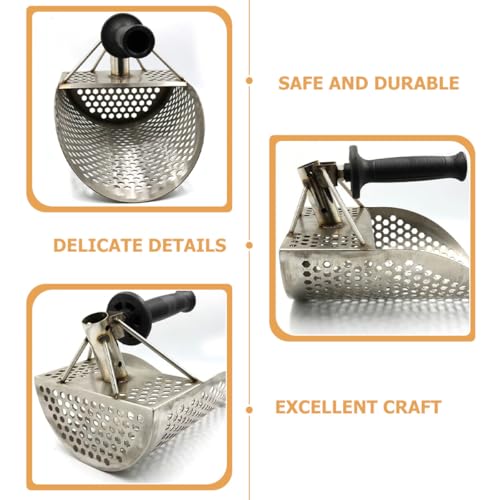 Pelle à sable en acier inoxydable durable pour détection de métaux sur sol difficile - 4