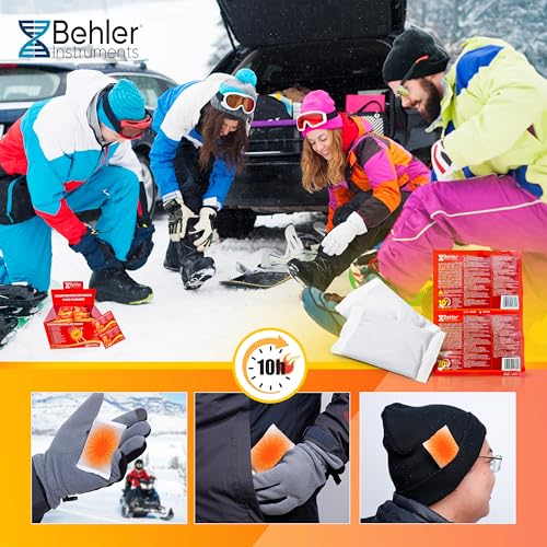 Behler - Pares de Calentadores de Mano - Activados por Aire - hasta 10 Horas - Calentador de Manos - Ideal para Guantes, Bolsillos o sostener en Manos en Deportes al Aire Libre - imagen 5