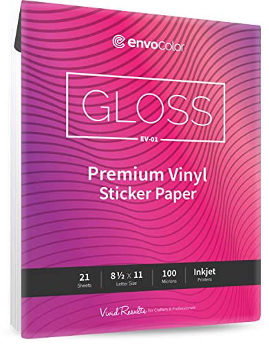 glossy cricut sticker paper
