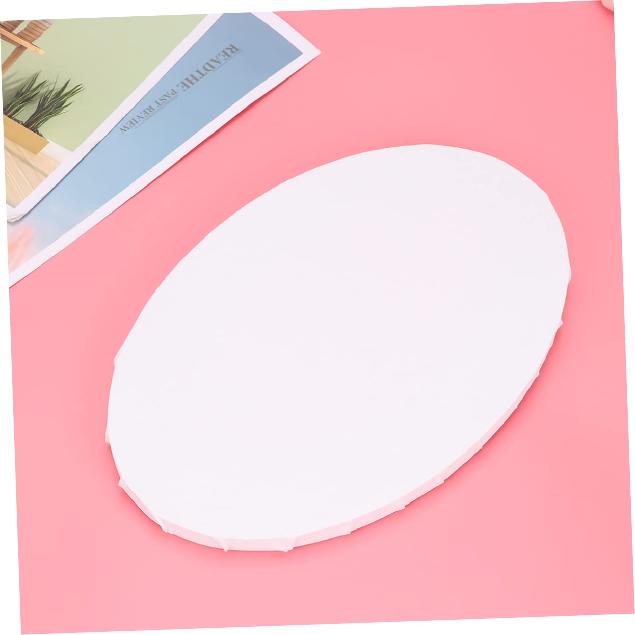PLAFOPE Tela Per Pittura Per Studenti 2 Pezzi Ovale Per Artisti Con Cornice Per Pittura A Creativa Decorativa 20x30 Cm