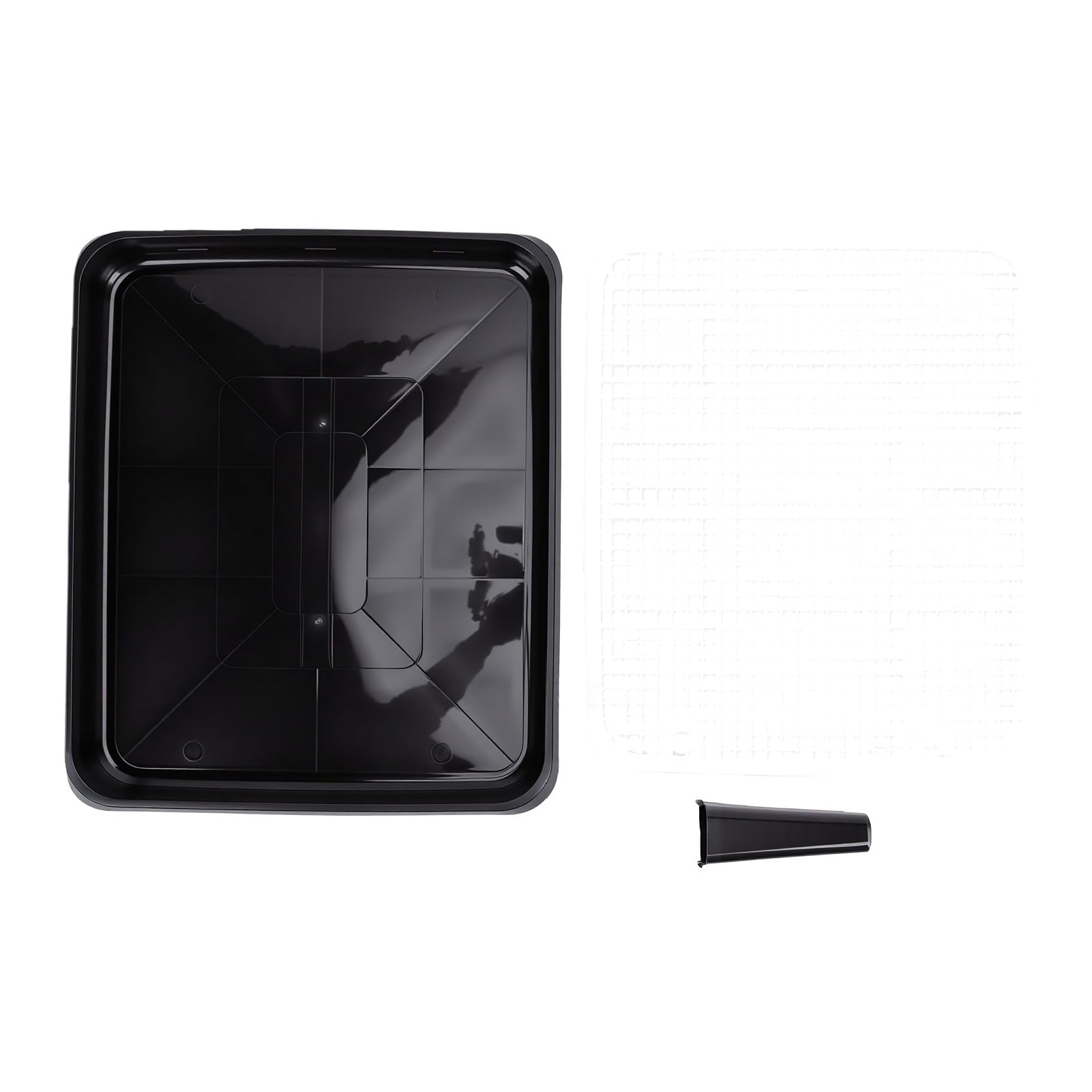 Podkładka Pod miskę dla Psa, Ochrona Przed Rozpryskami (BLACK)