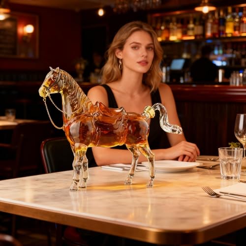 Verre à whisky en forme de cheval pour sublimer vos soirées bar maison - 4