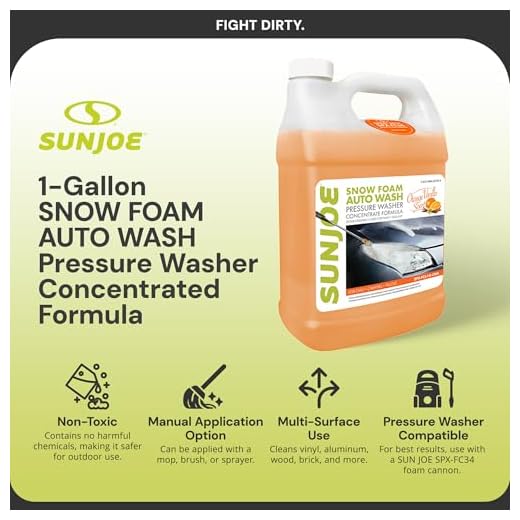 Sun Joe Snow Foam Car Wash Soap