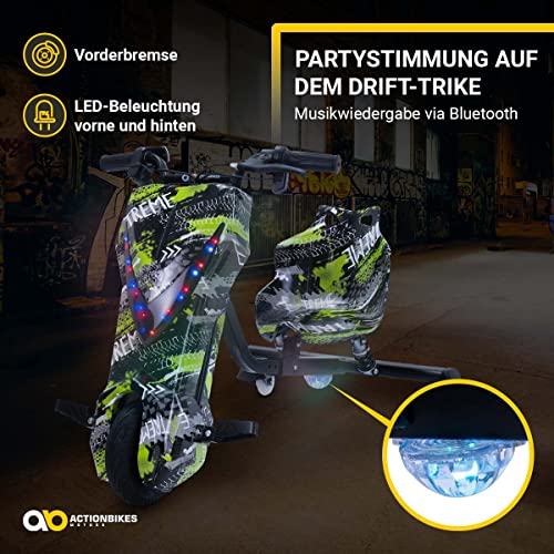 Drift-Trike Actionbikes für Kinder mit 250 Watt Elektro Motor