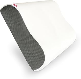 Dr.Ortho Premium Orthopedic Cervical Memory Foam Neck Pillow For Pain Relief Sleep, Improves Posture, Vaccum-Squeezed Packaging (Full Size - 60X36X10 Cm),White