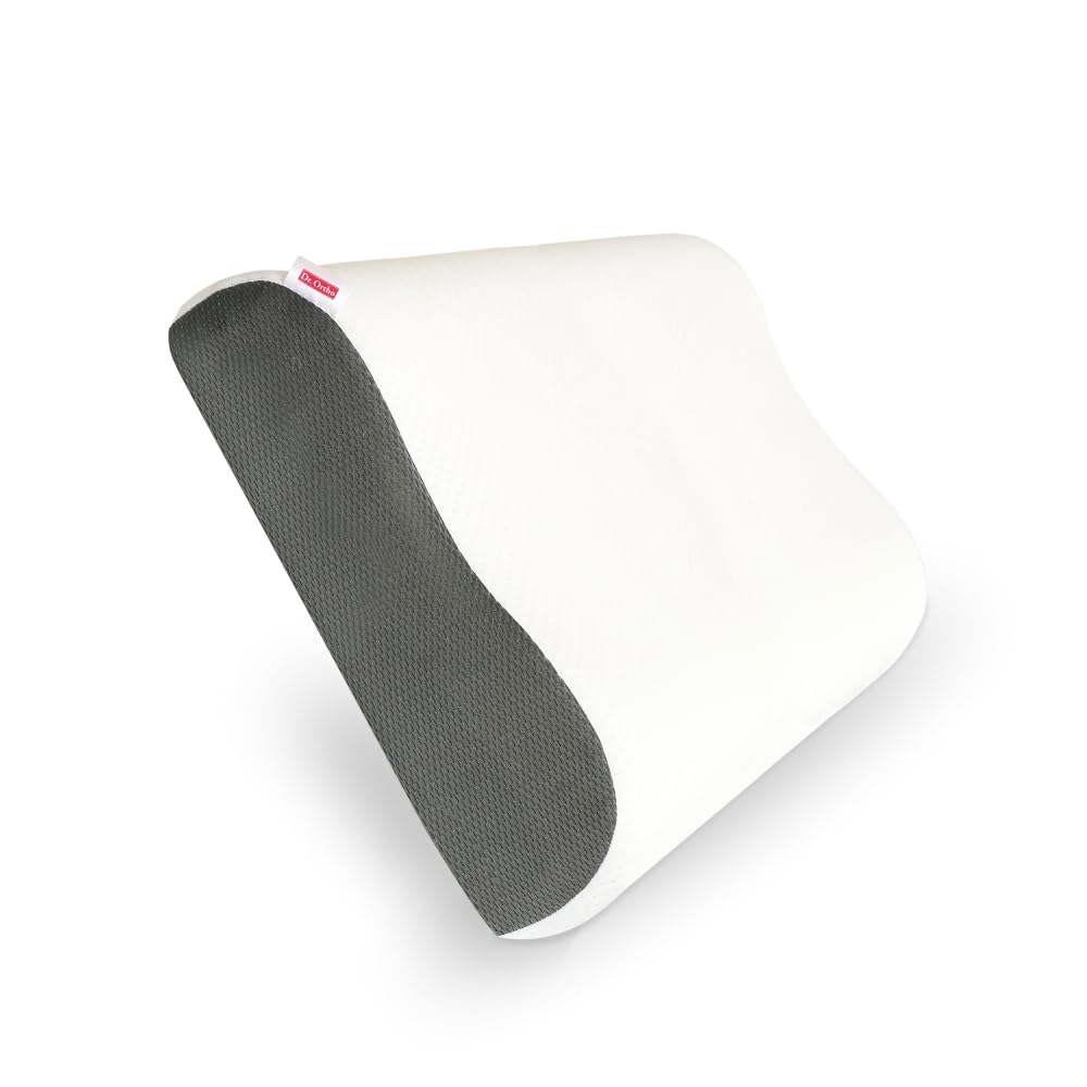 Dr.Ortho Premium Orthopedic Cervical Memory Foam Neck Pillow For Pain Relief Sleep, Improves Posture, Vaccum-Squeezed Packaging (Full Size - 60X36X10 Cm),White-image-28