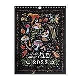 【Materiales de alta calidad】 Dark Forest Lunar Calendar 2022 está hecho de papel duro de alta calidad, que es impermeable, resistente a la corrosión y duradero.