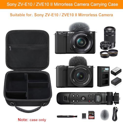 Image of Elonbo Case for Sony ZV-E10 / ZVE10 II /Alpha 6700 / A6400 / A6100 / A7 Camera
