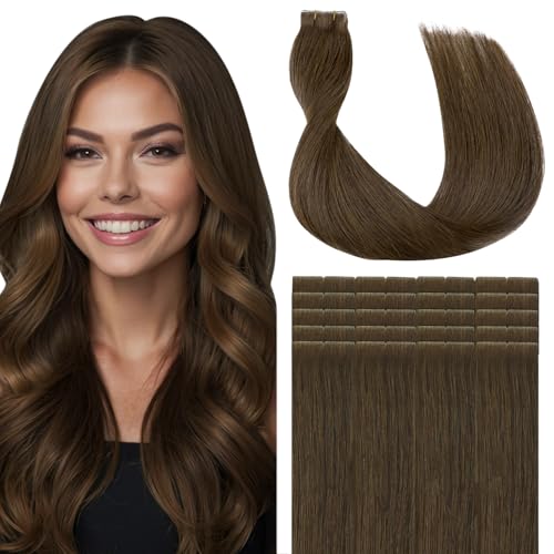 Invisible Tape In Hair SURNEL pour un volume naturel marron