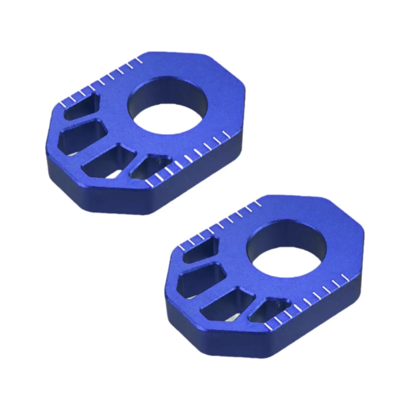 Ajusteur de Chaîne Ajusteur de chaîne de vélo tout-terrain Convient pour Honda CRF250L CRF300L, blocs d'essieu arrière, tendeur de chaîne, pièces hors route Tendeur de Chaîne de Réglage de | Blue