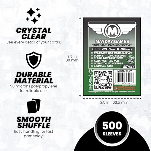 Mayday Games Legendary Game Accessory Premium Card Sleeve Bundle pochette carte - 4