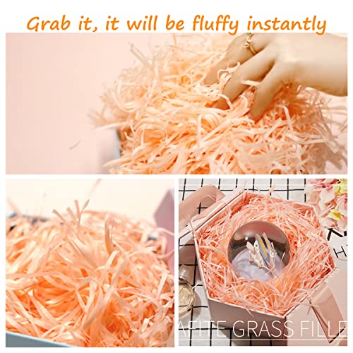 Cut Paper Shred Filler (1 Lb) For Packing And Filling Gift Baskets,Multi-Color Optional (Purple And Pink Fusion Color) #TOP1