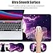 4 in 1 Ergonomic Memory Foam Mouse Pad Wrist Rest Set, Large XXL Gaming Desk Pad + Keyboard Wrist Rest + Mouse Wrist Cushion + Coaster for Home Office Study Gaming, Cats Under The Moon