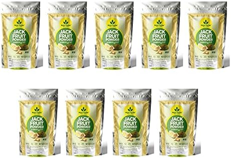 Rens Farms Well Matured Green Jackfruit Flour | Gluten-Free Raw Jackbulb Powder | Keto, Vegan, Diabetic Friendly Superfood | Jackfruit Powder | Natural & Preservative-Free | 250g x Pack of 9