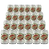 Pack de 24 latas 33 centilitros cada una de La Prohibida Sidra Cider, con un 4,5% de alcohol.