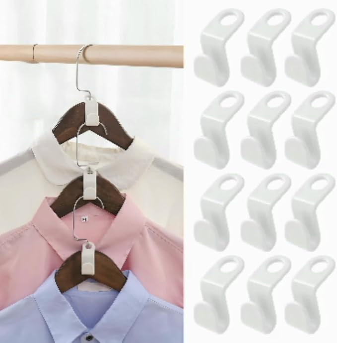 30 PCS Space Saving Hanger Clothes Hanger Connector Hooks