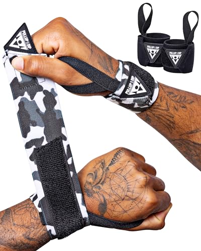 PULLUP & DIP Calisthenics Wrist Wraps für mehr Stabilität & Sicherheit im Training, Handgelenkbandagen für Calisthenics, Krafttraining, Turnen & Fitness, Handgelenkstütze für Frauen und Männer