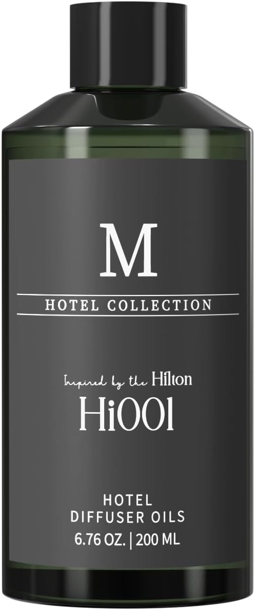 Hotel Diffuser Oil Hi001 Inspired by The Hilton,6.76 Fl Oz (200ml), Home Luxury Aroma & Hotel Fragrance Diffuser Oil for Aromatherapy Bigger Bottle, Bolder Aroma & Longer Lasting