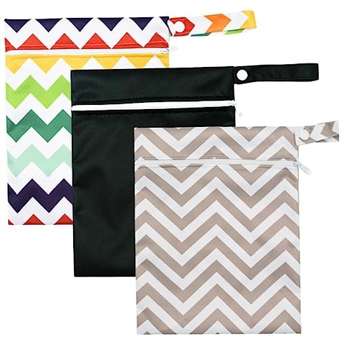 Set de 3 Bolsas Organizadoras Impermeables para Pañales miniatura 1