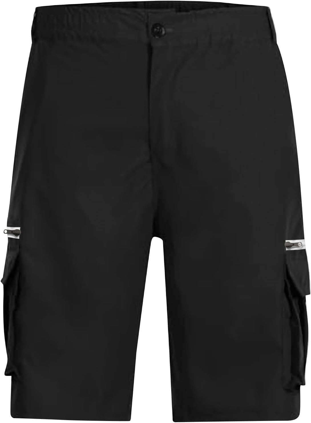 Men's Long Cargo Shorts Lightweight Below Knee Hiking Casual Shorts Pants Multi Pockets Big and Tall, M-3XL