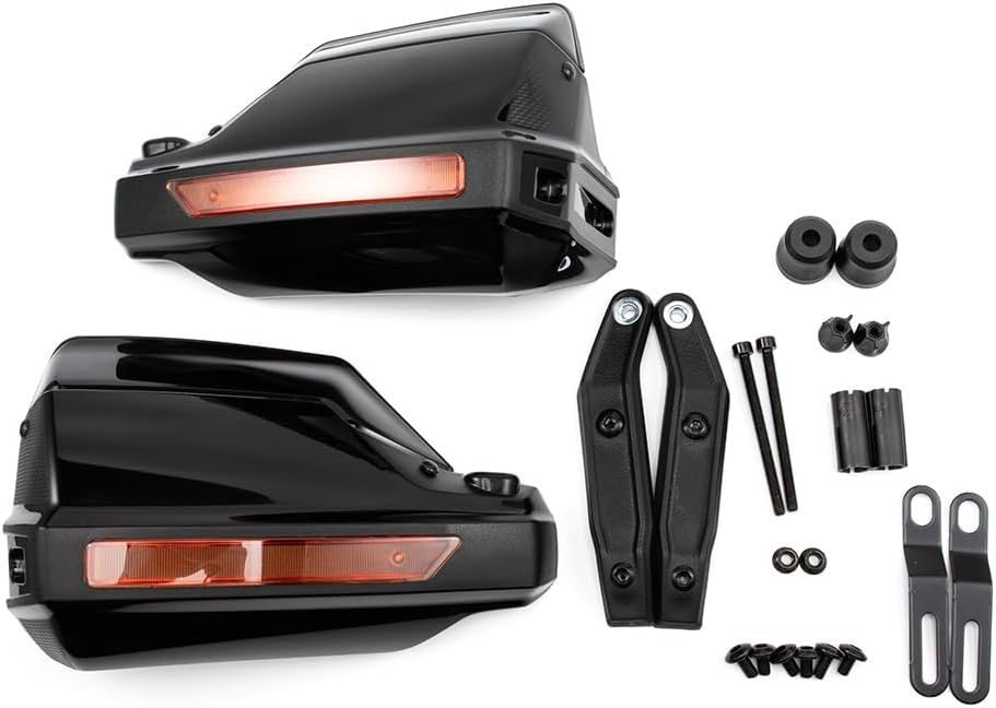 Motorcycle Handguards,Dirt Bike Hand Guards for 7/8 22MM Motocross Dirt Bike Handguards CNC Bracket Handle Bar Hand Guards for Motocross ATV Scooter