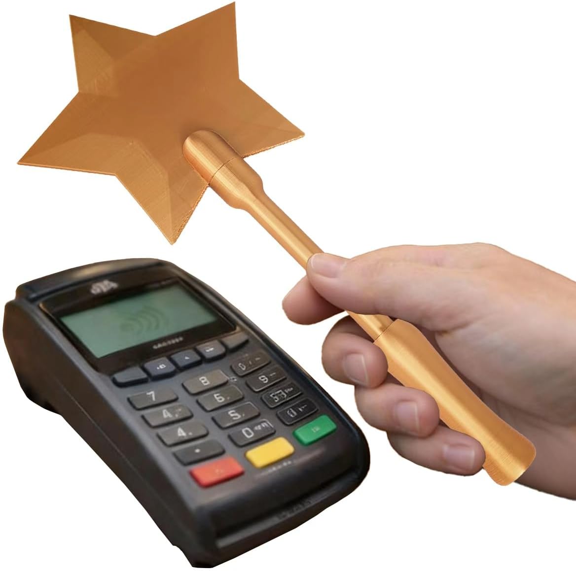 3D Printed Wand Tap to Pay, Contactless Payment Card Holder, Tap-to-Pay Credit Card Wand to The Future of Spending