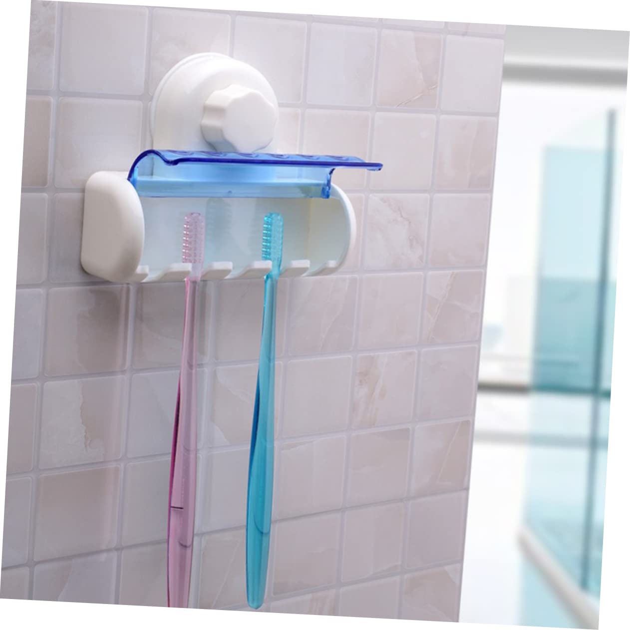 ULTECHNOVO 3pezzi Organizer Per Spazzolini Portaspazzolino Con Design e Facile Installazione Per e