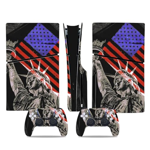 �X�L���V�[���Ή� PS5 Slim�p�X�L�� �f�B�X�N�Ł��f�W�^���� �R���\�[�����R���g���[���[�p �r�j�[���J�o�[�X�L�����b�v �L�Y�h�~�A�݊������� �K���@�� Slim�p 26203 �f�J�[���J�o�[���b�v(Disc Version)