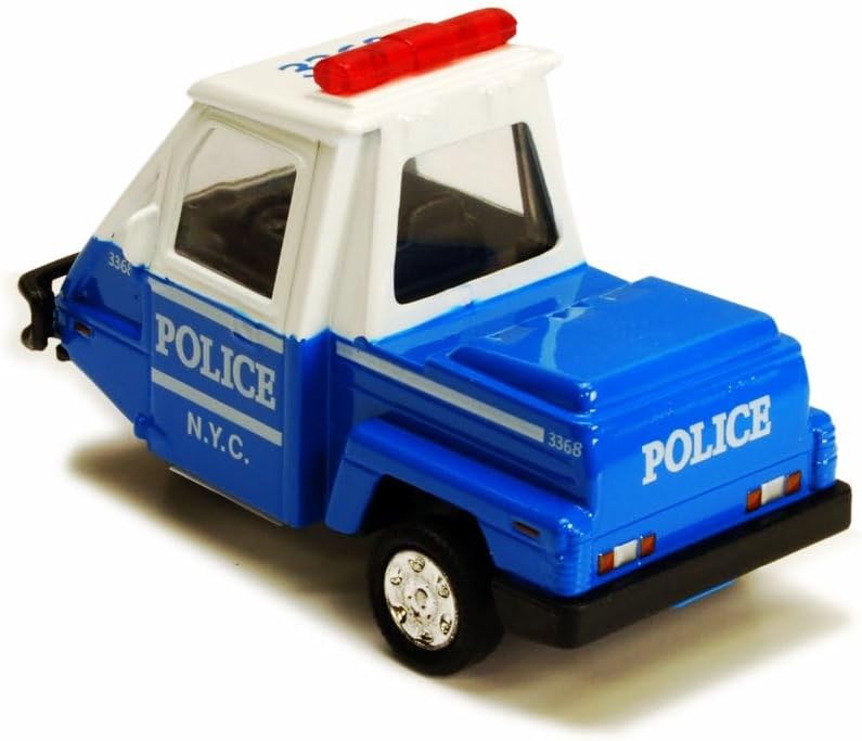 Box of 12 NYC Metro Police Mini Car, ASSTD 2180DNY - 4" Scale Diecast Model Cars