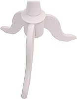 Vista 9 de SSWBasics Base de forma de modista de trípode de madera blanca