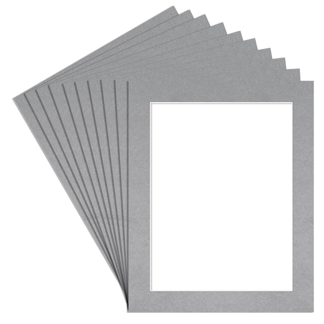 Alison Kingsgate 20X16 Silver Picture Mount - 16X12 Aperture - Pack 10 — image 1