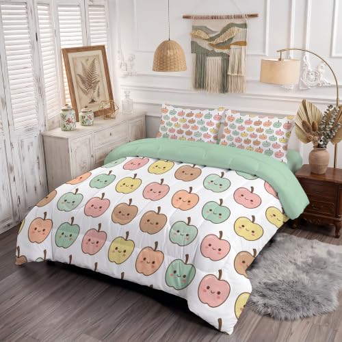 Relleno Nordico 140x200cm reversible verde claro con funda de almohada 4