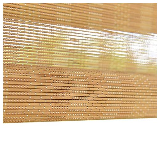 Bambu rullgardiner för utomhus/inomhus, 70 cm/90 cm/110 cm/130 cm breda rullgardiner med valance, anpassningsbar 130x240cm