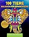 Produktbild Malbuch für Erwachsene: Über 100 Tiere auf schwarzem Hintergrund für besonders schöne Motive! Stressabbauende Mandalas zum Ausmalen und Entspannen - Hochwertiges Ausmalbuch, einseitig bedruckt