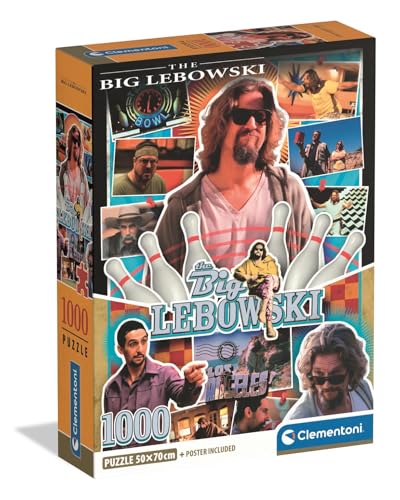 Clementoni – Puzzle 1000 Pièces Les Dents de la Mer – 14 Ans et + – Jeu de société Thriller culte – Idée Cadeau