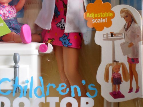 Muñecas Barbie y Kelly Carrera Doctor Infantil miniatura 4