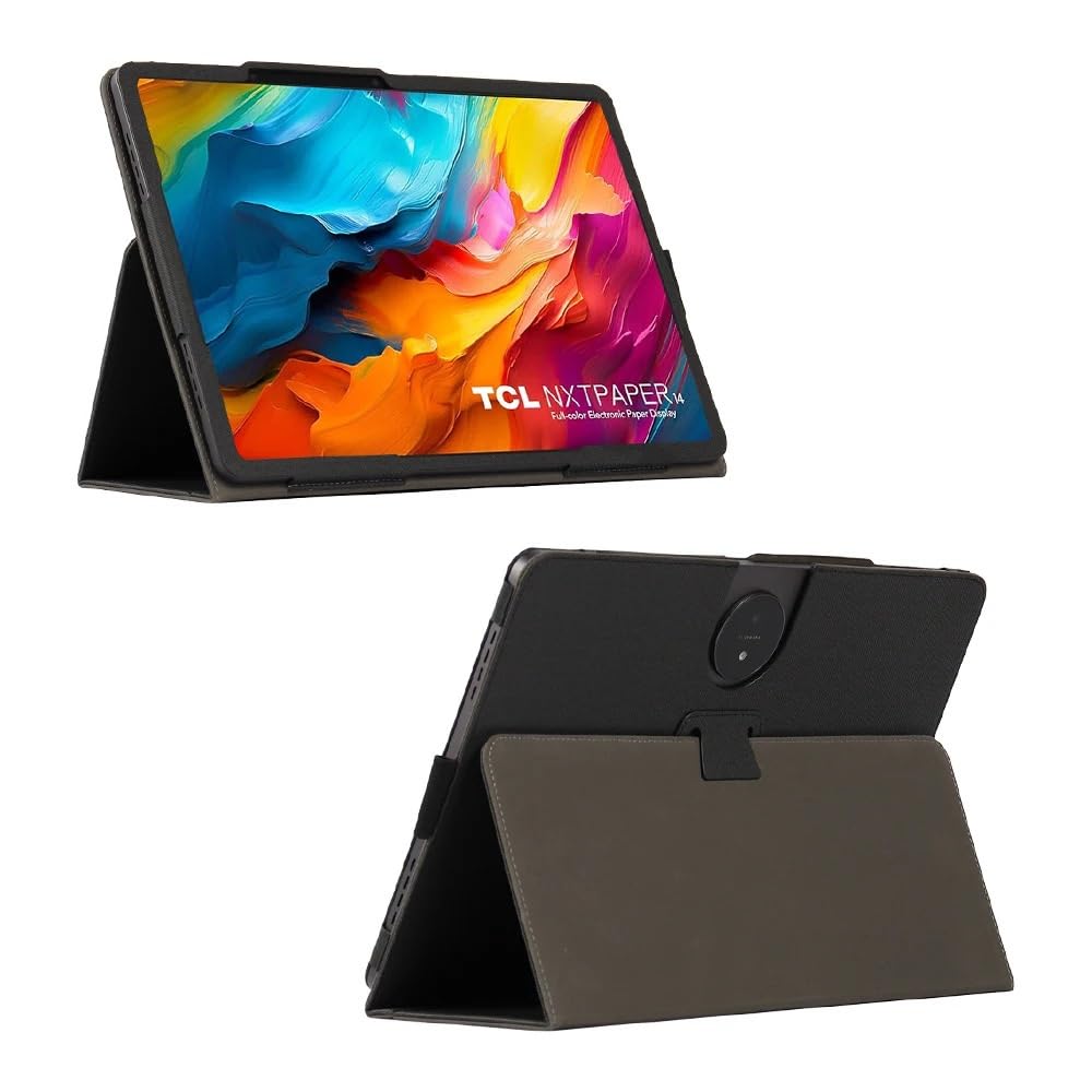 Tablet Case Suitable For TCL NXTPAPER 14 14.3inch 9491G Folding Stand Protective Cover With Pencil Holder And Wrist