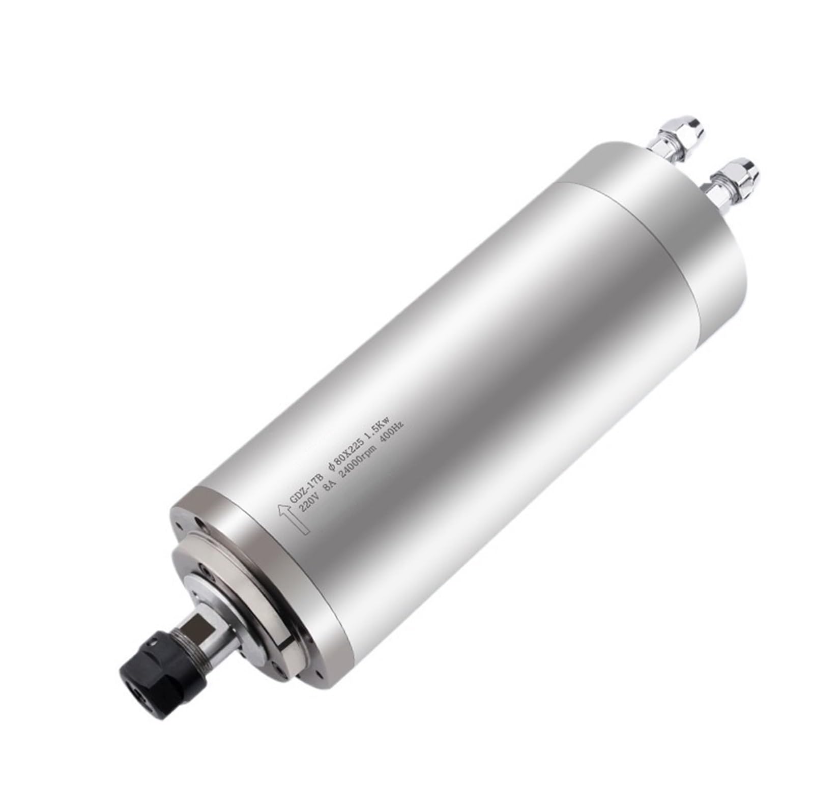 1,5 kW chłodzony wodą silnik wrzeciona CNC (1,5 kW 80 * 225 220 V ER16)
