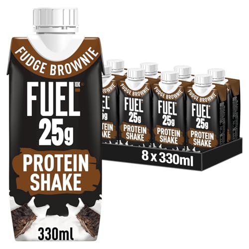 FUEL10K Fudge Brownie High Protein Shake 330 ml (8-Pack)