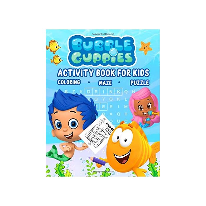 Buy Bubble Guppies Activity Book For Kids A Fascinating Activity Book Buy bubble guppies activity book for kids a fascinating activity book